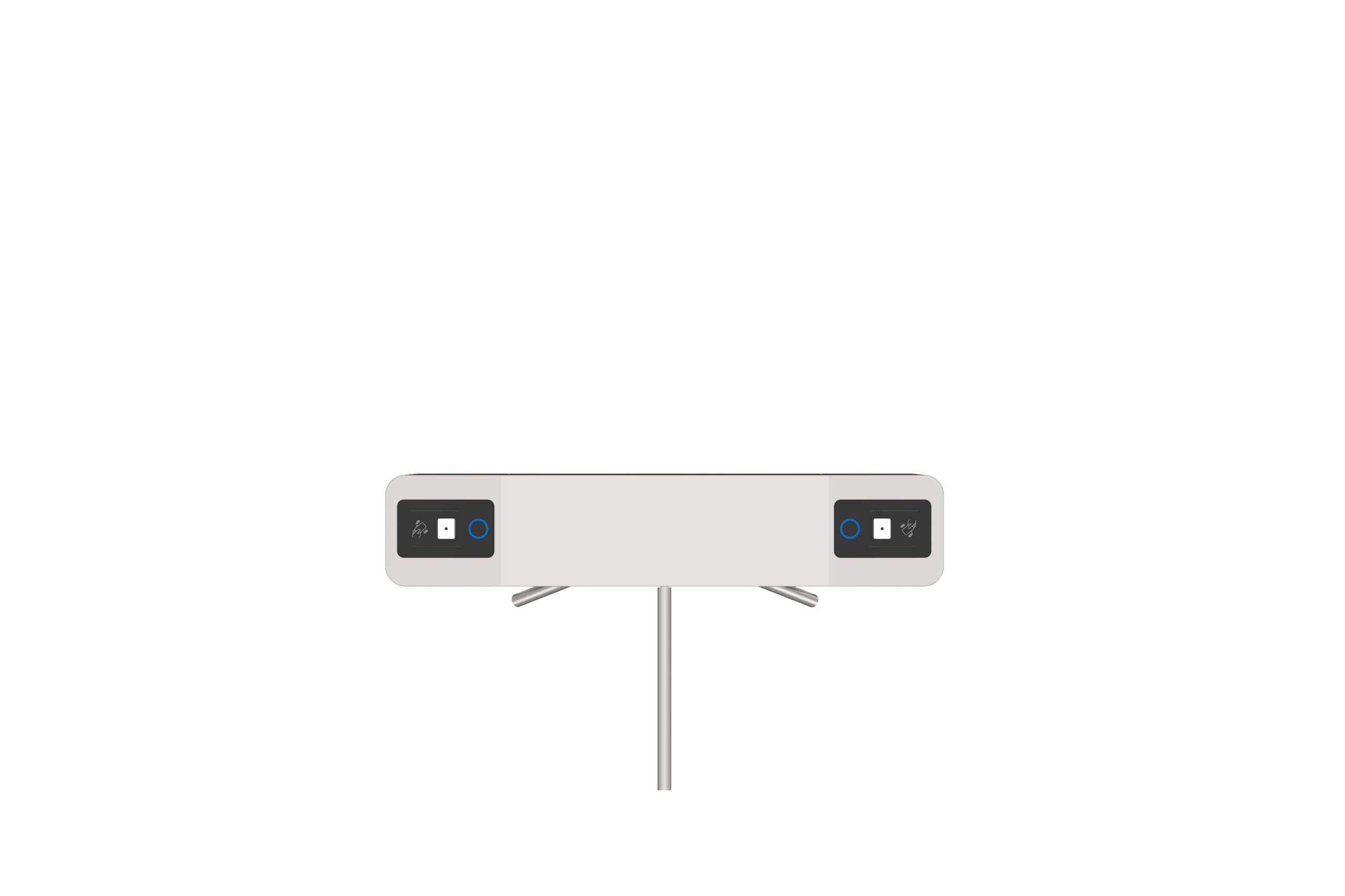 Tripod Turnstile K149 – Cổng xoay 3 càng bán tự động bằng inox hàn nguyên khối
