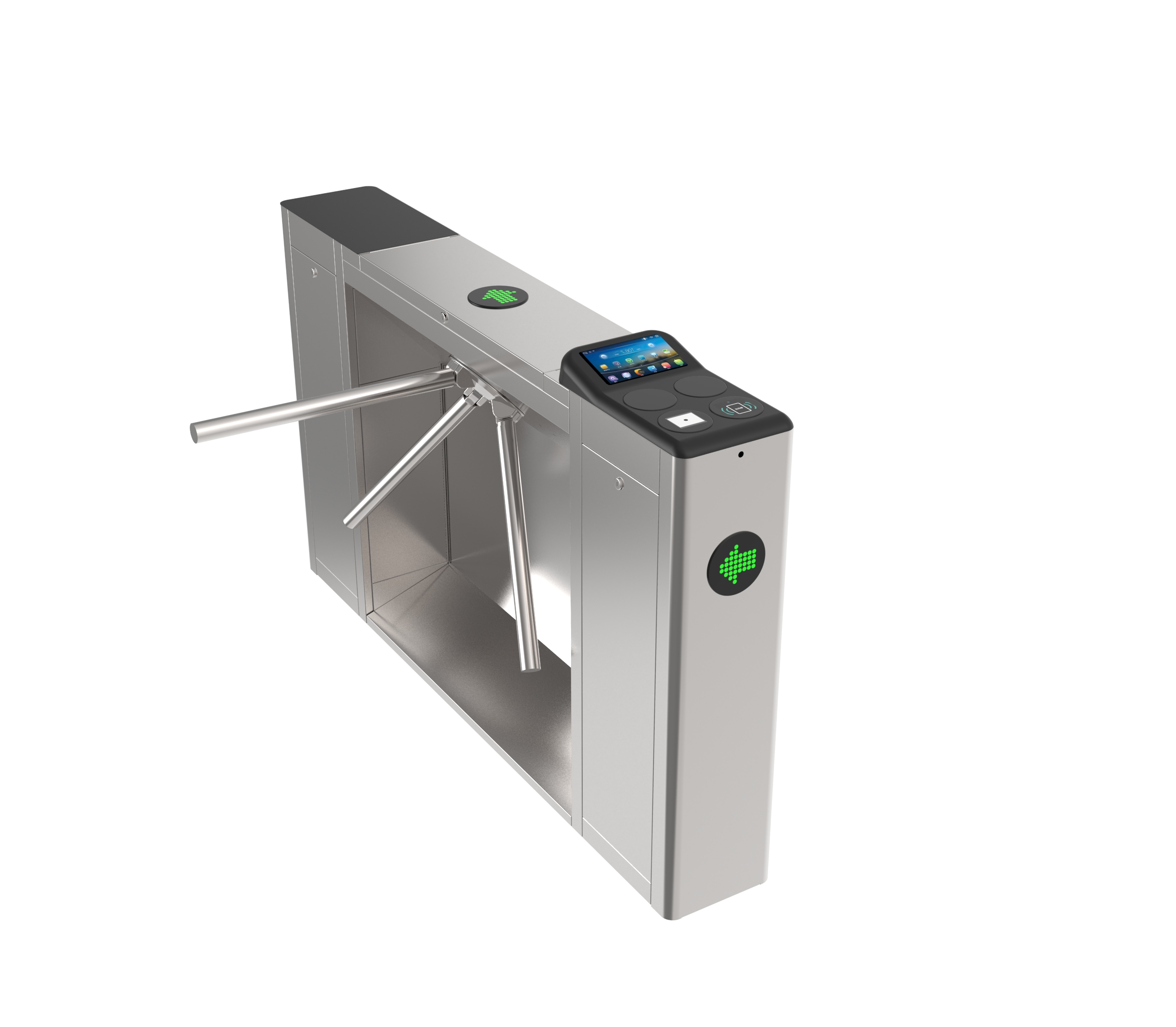 Cổng xoay 3 càng J181 – Tripod Turnstile tự động cho khu du lịch, khu vui chơi và hệ thống soát vé