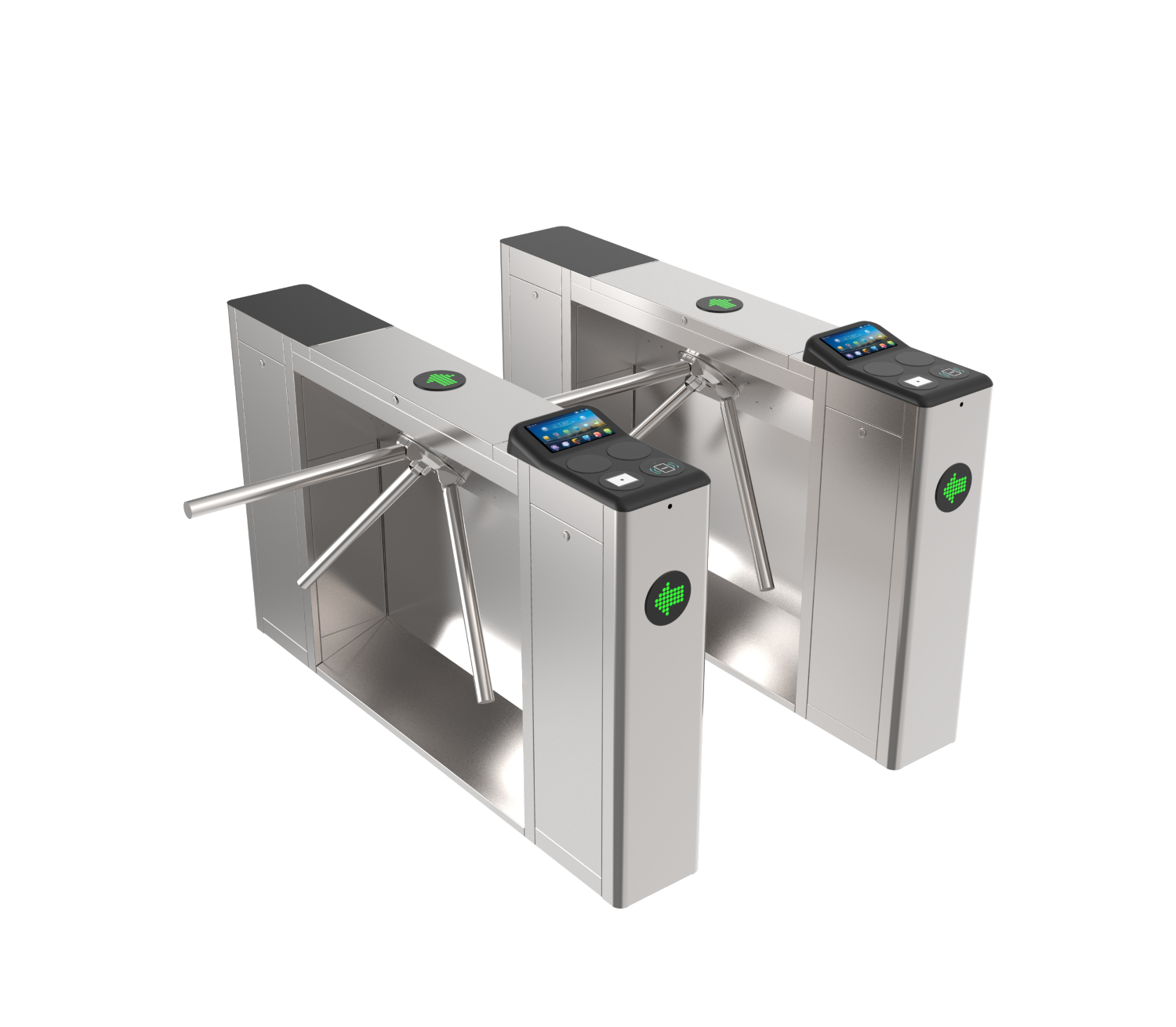 Cổng xoay 3 càng J181 – Tripod Turnstile tự động cho khu du lịch, khu vui chơi và hệ thống soát vé
